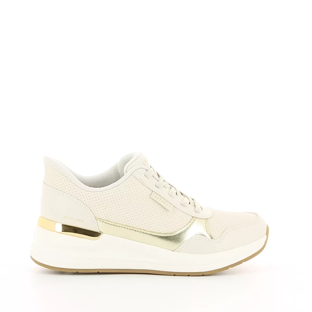 Image (2) de la chaussures Skechers - Baskets Beige en Cuir synthétique