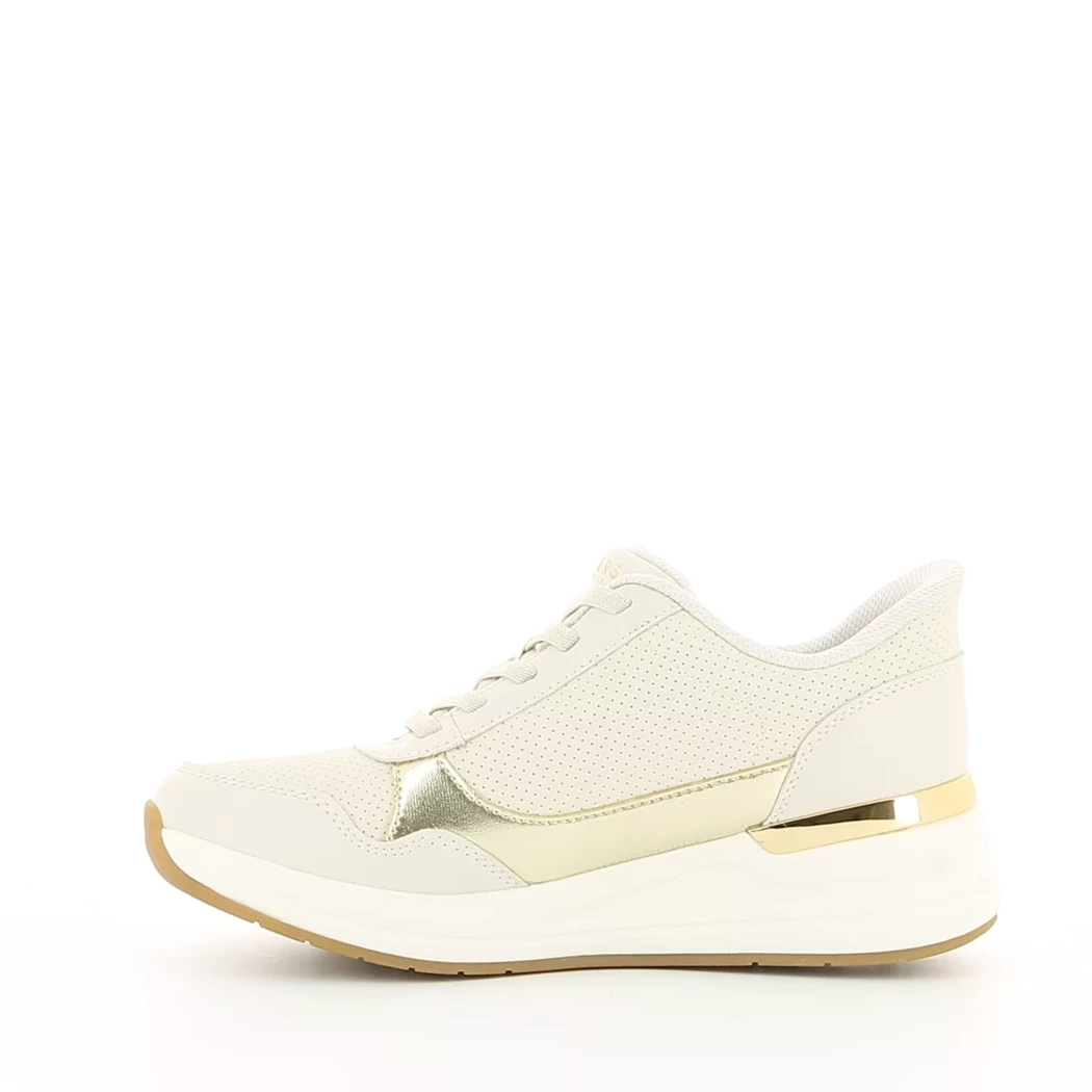Image (4) de la chaussures Skechers - Baskets Beige en Cuir synthétique