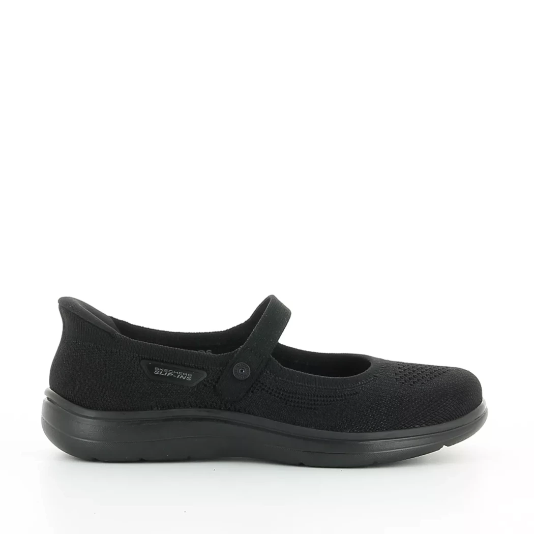 Image (2) de la chaussures Skechers - Ballerines Noir en Textile