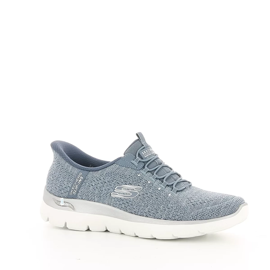 Image (1) de la chaussures Skechers - Baskets Bleu en Textile