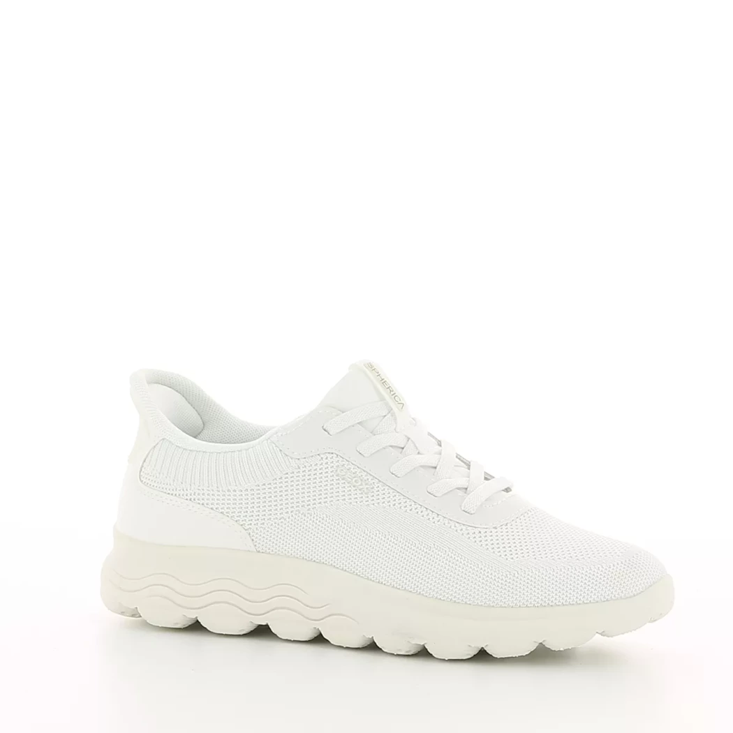 Image (1) de la chaussures Geox - Baskets Blanc en Textile