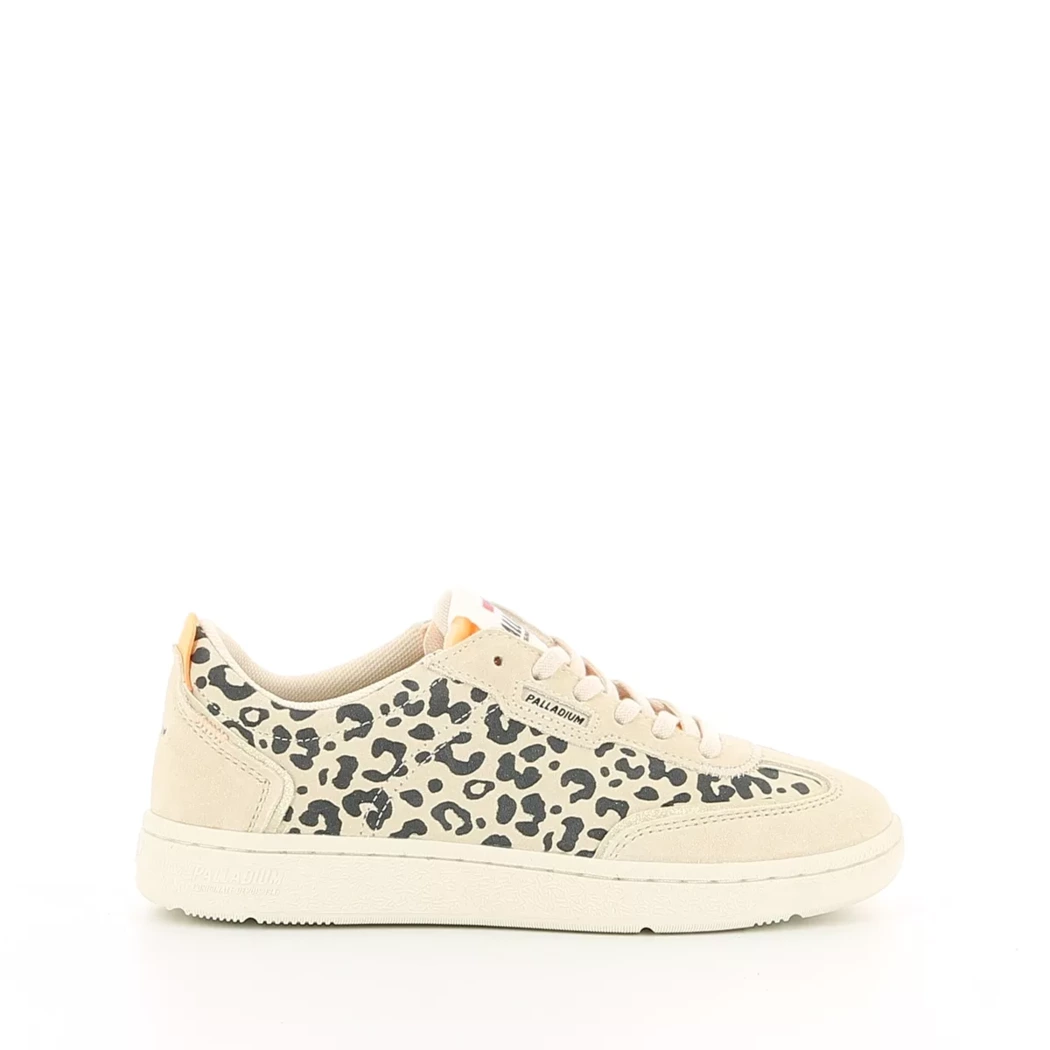 Image (2) de la chaussures Palladium - Baskets Beige en Cuir nubuck