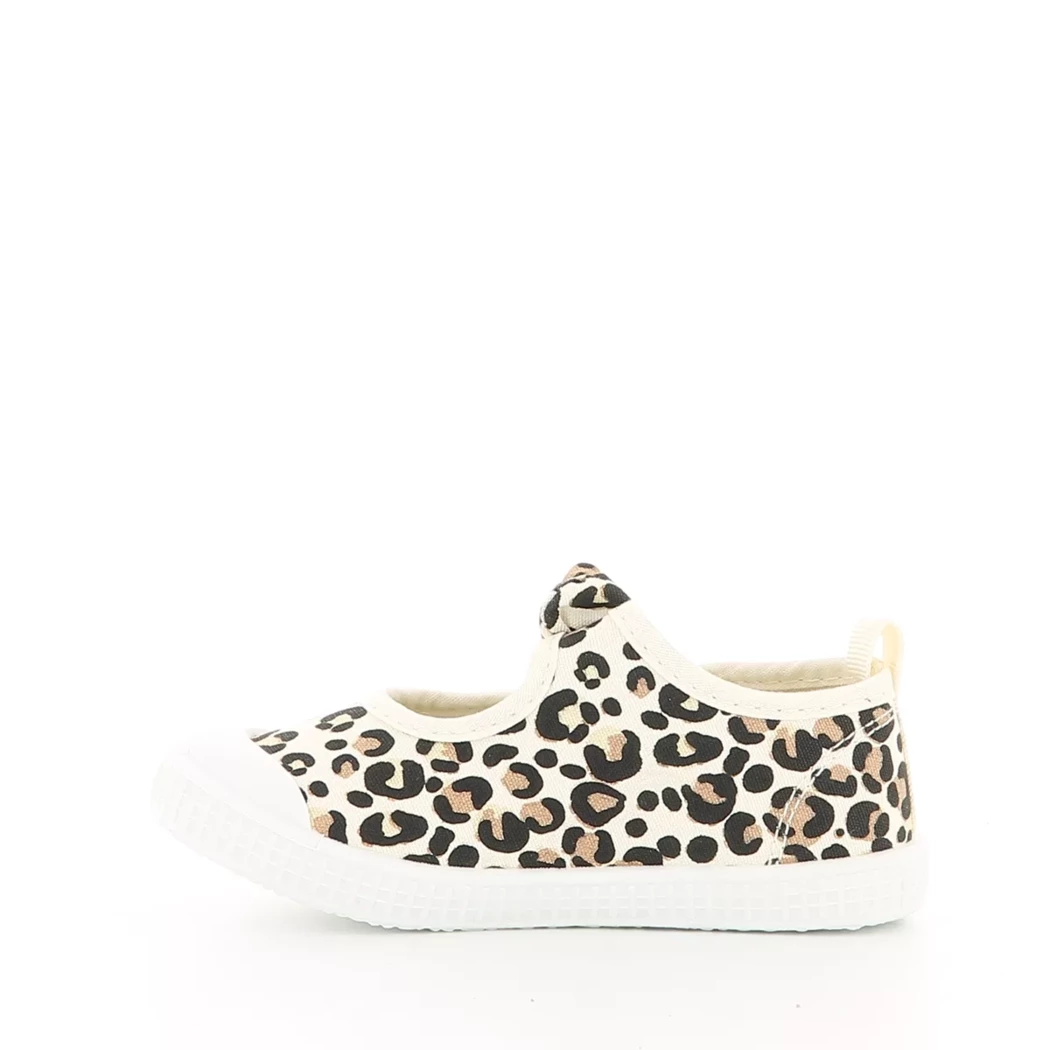 Image (4) de la chaussures Paloma Totem - Ballerines Beige en Textile