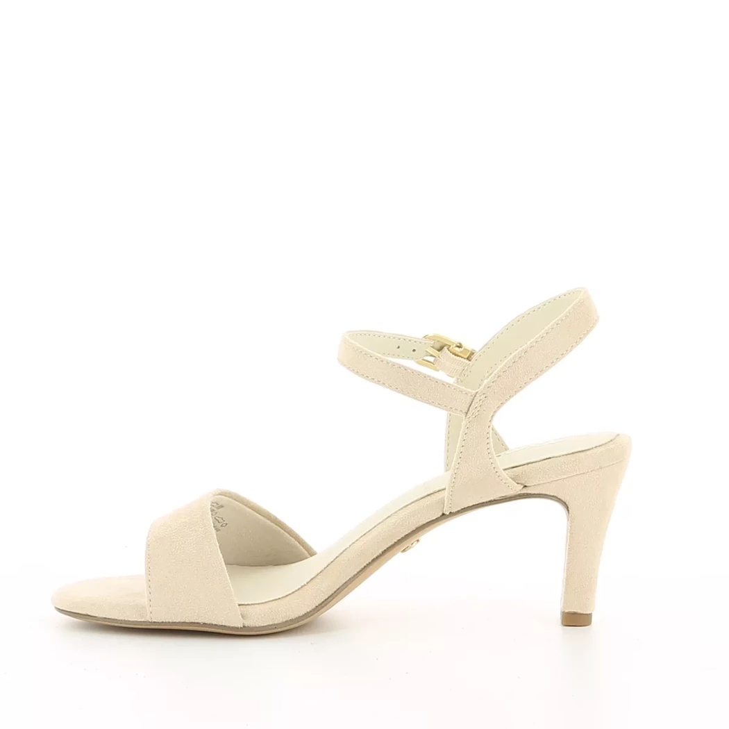 Image (4) de la chaussures Tamaris - Sandales et Nu-Pieds Beige en Cuir synthétique