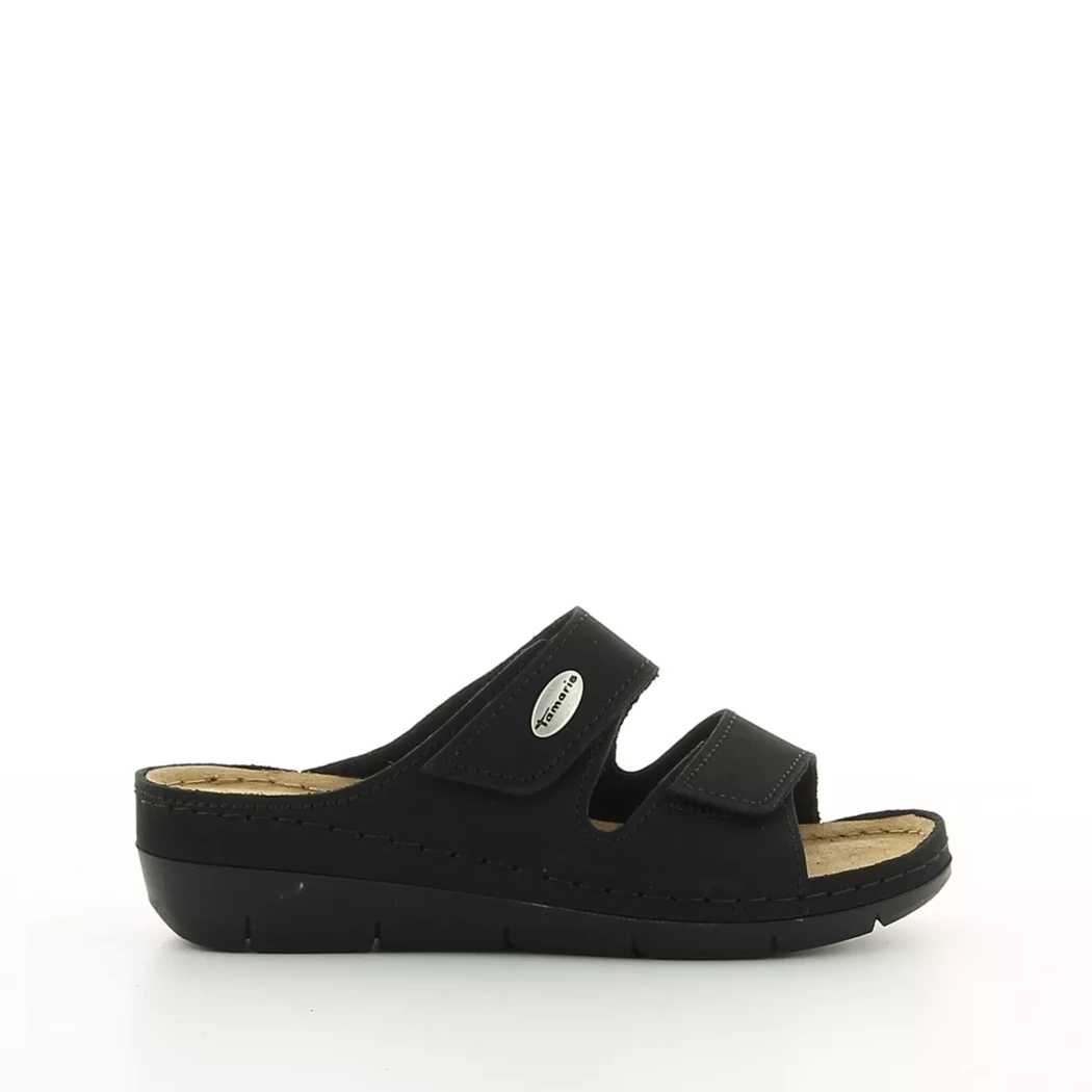 Image (2) de la chaussures Tamaris - Mules et Sabots Noir en Cuir nubuck