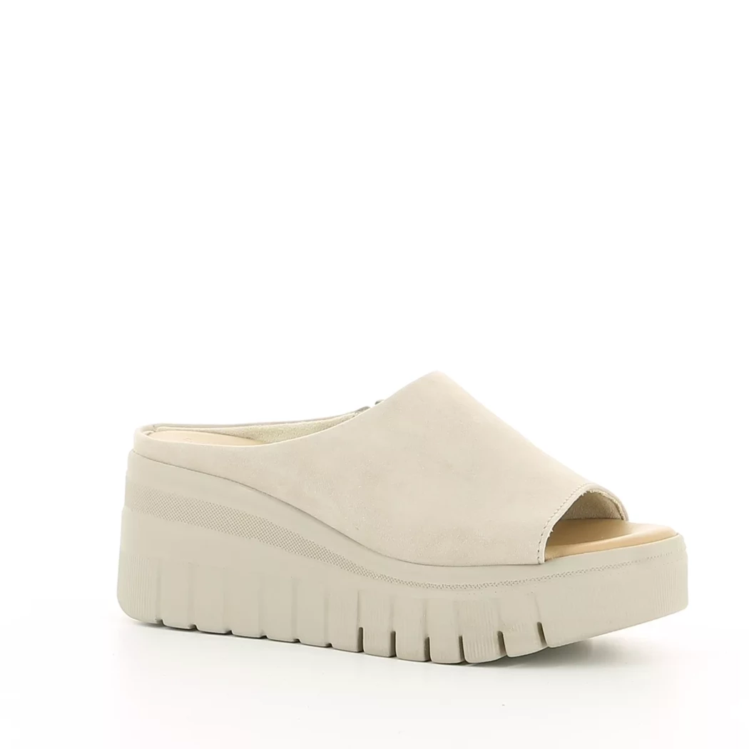 Image (1) de la chaussures Tamaris - Mules et Sabots Taupe en Cuir nubuck