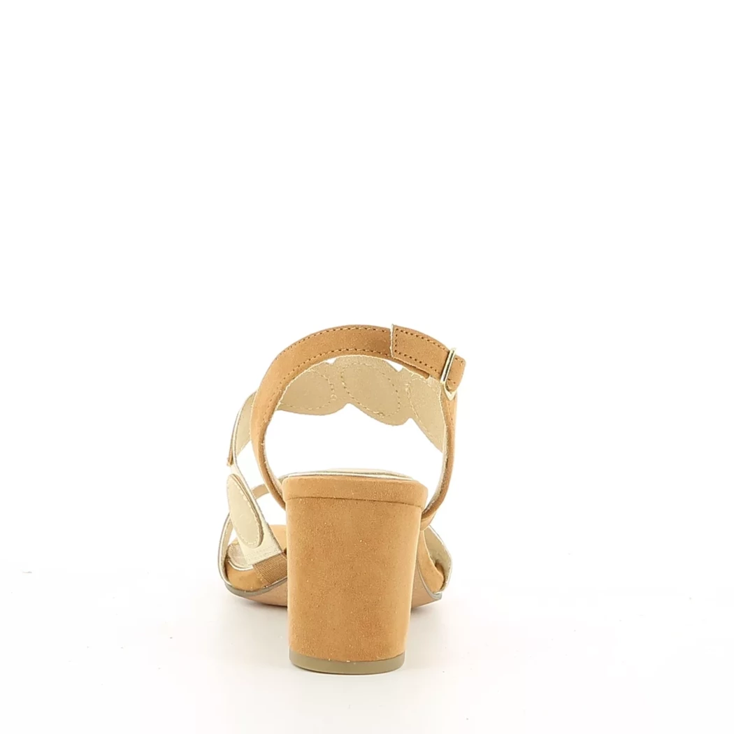 Image (3) de la chaussures Marco Tozzi - Sandales et Nu-Pieds Cuir naturel / Cognac en Cuir synthétique
