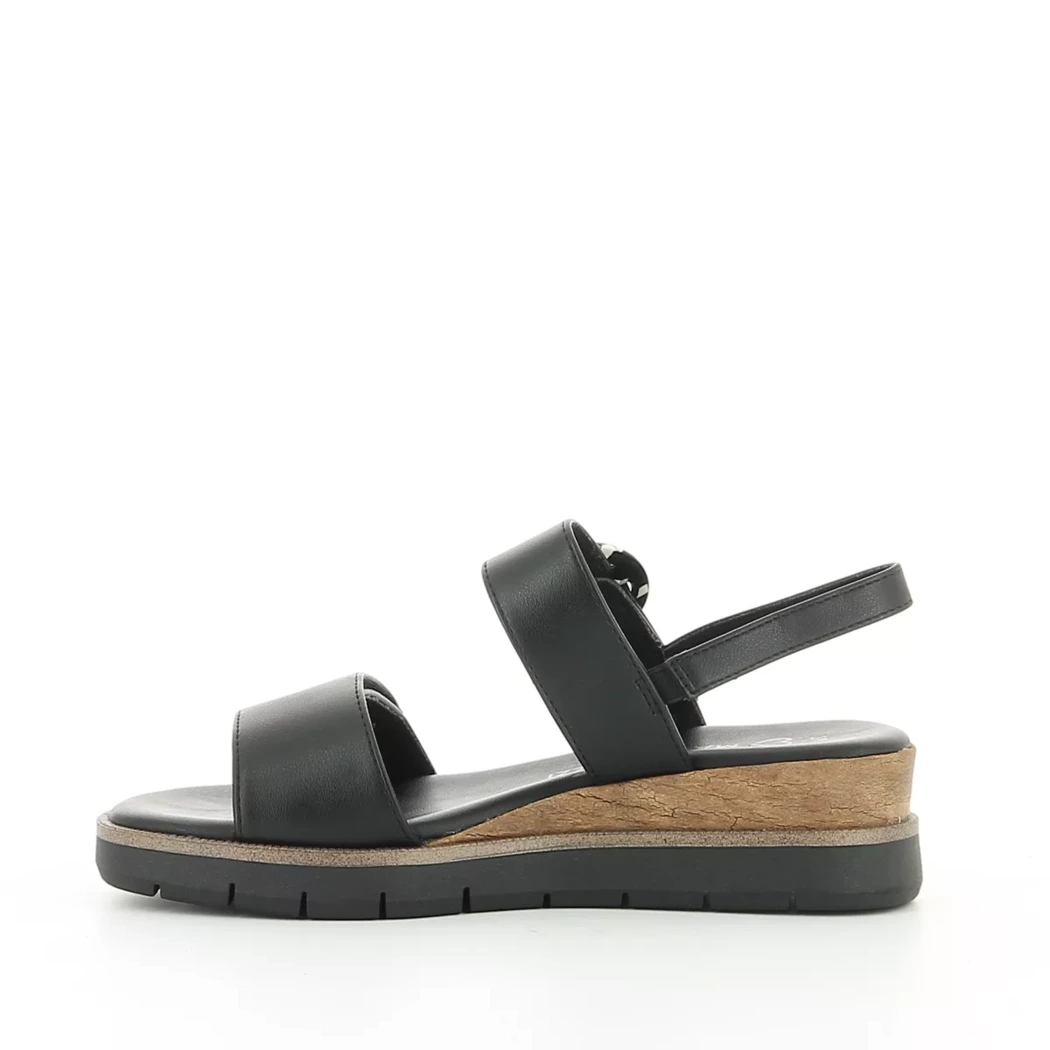 Image (4) de la chaussures Marco Tozzi - Sandales et Nu-Pieds Noir en Cuir synthétique