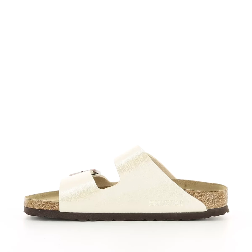 Image (4) de la chaussures Birkenstock - Mules et Sabots Beige en Cuir synthétique