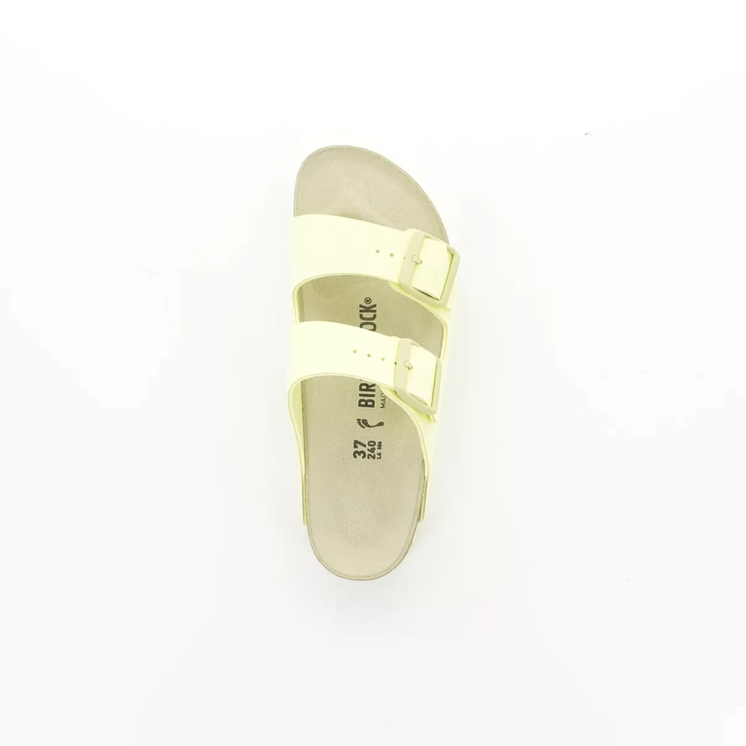 Image (6) de la chaussures Birkenstock - Mules et Sabots Jaune en Cuir nubuck