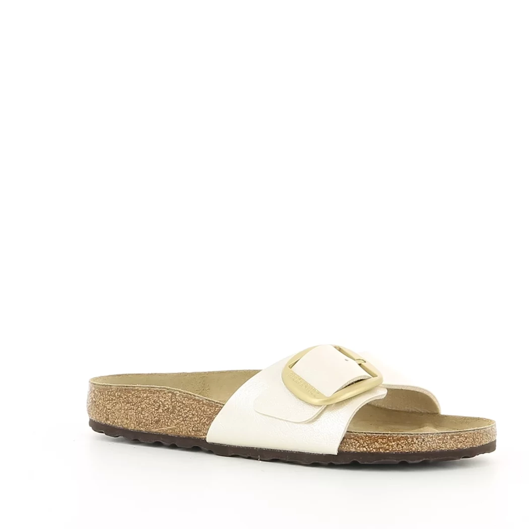 Image (1) de la chaussures Birkenstock - Mules et Sabots Blanc en Cuir synthétique