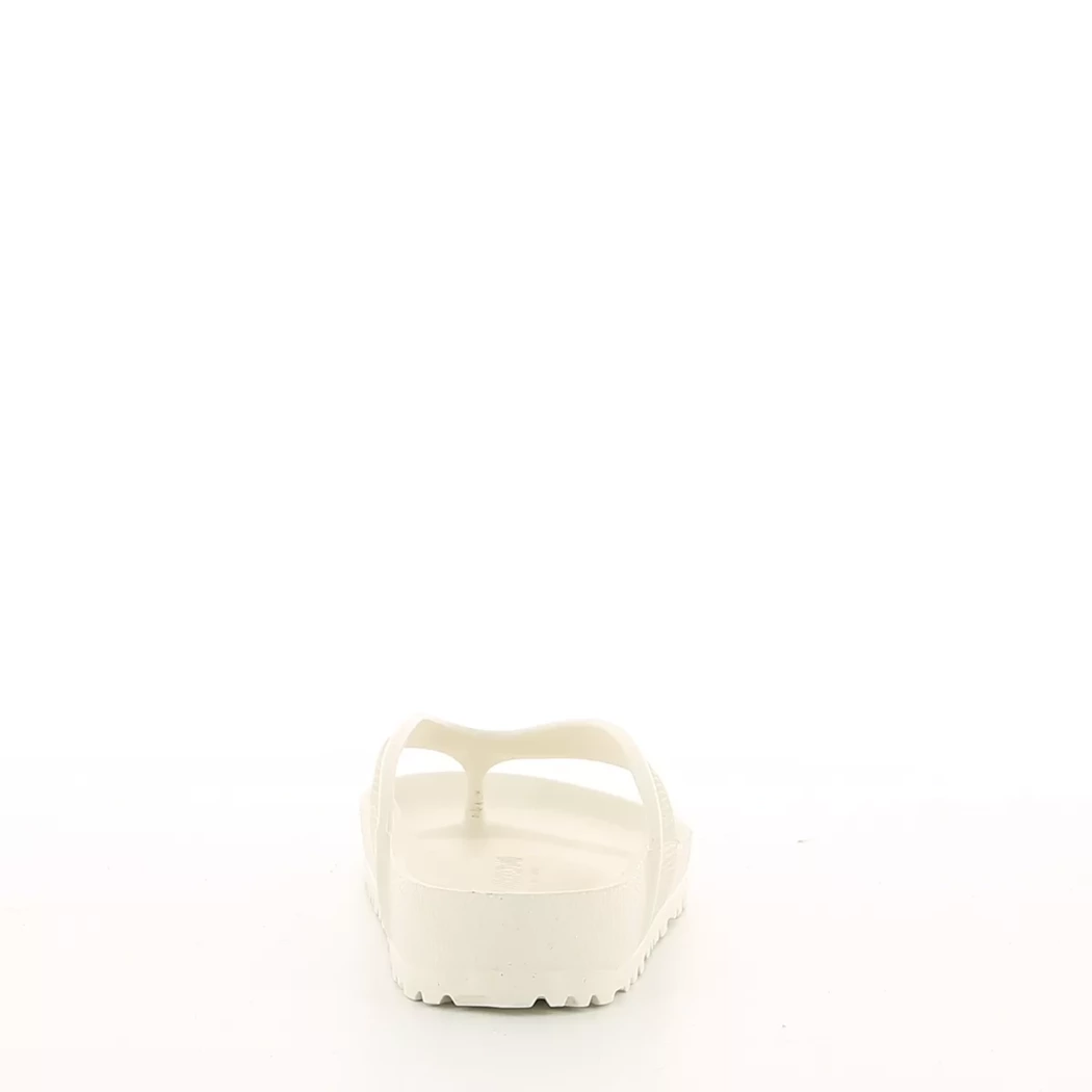 Image (3) de la chaussures Birkenstock - Tongs et Plage Blanc en Caoutchouc