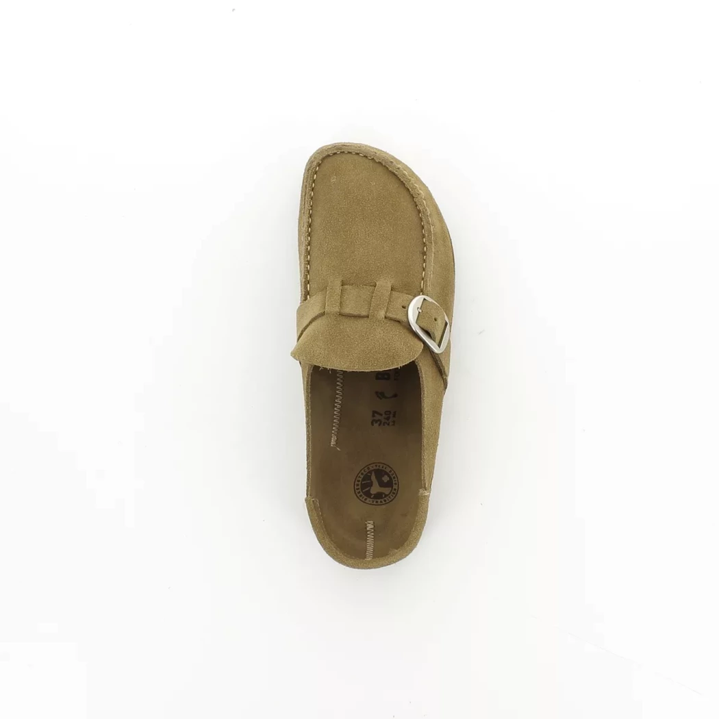 Image (6) de la chaussures Birkenstock - Mules et Sabots Marron en Cuir nubuck