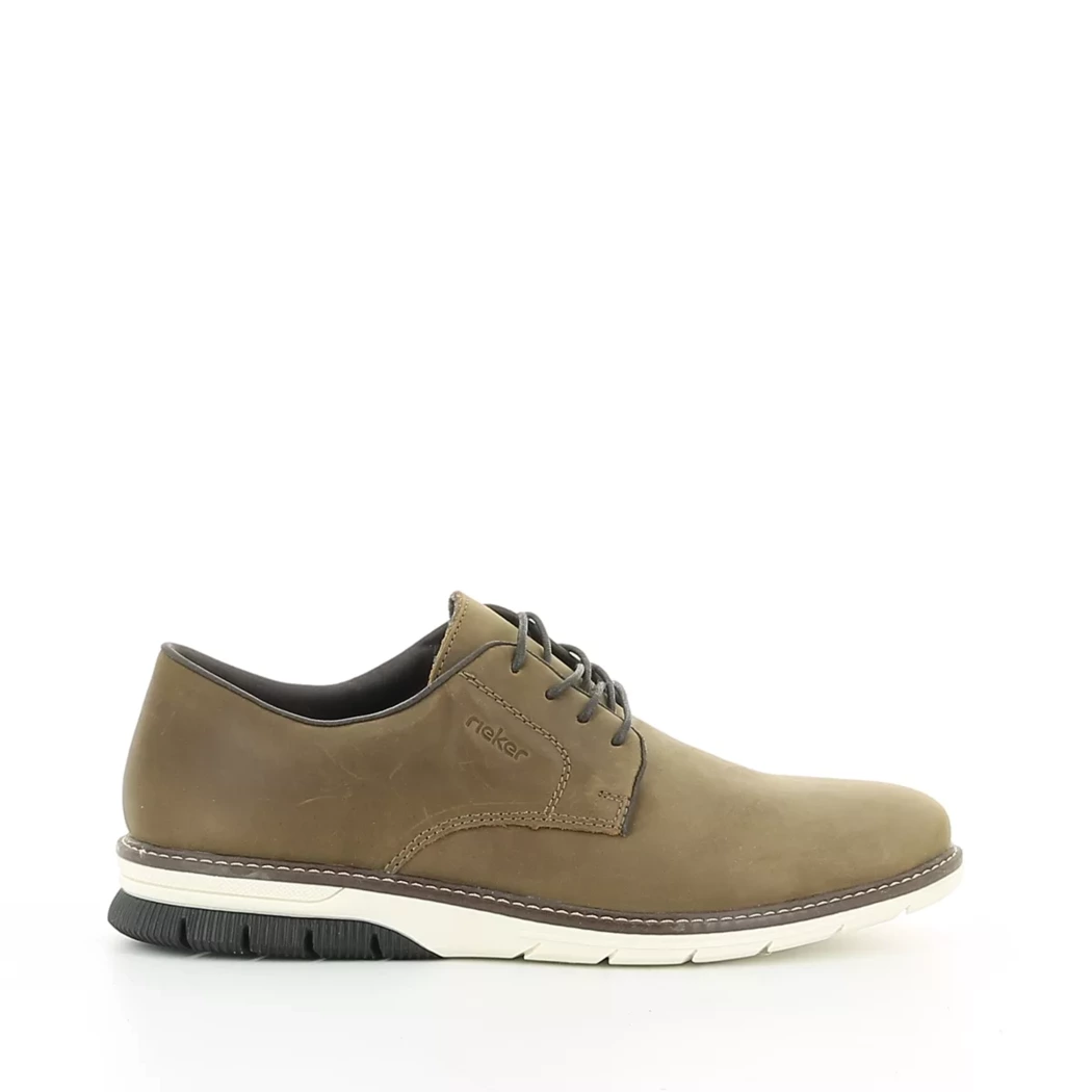 Image (2) de la chaussures Rieker - Chaussures à lacets Marron en Cuir