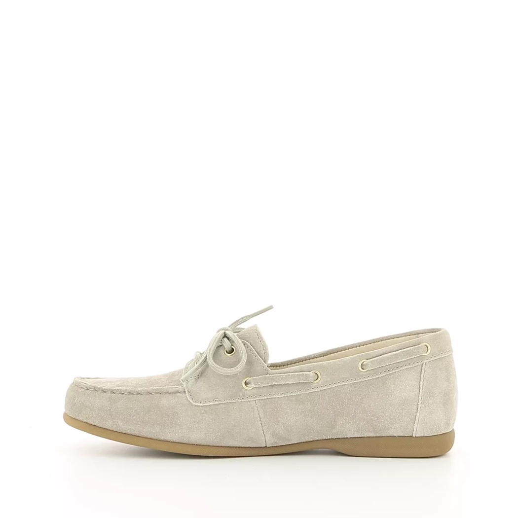 Image (4) de la chaussures Gabor - Chaussures bateau Taupe en Cuir nubuck