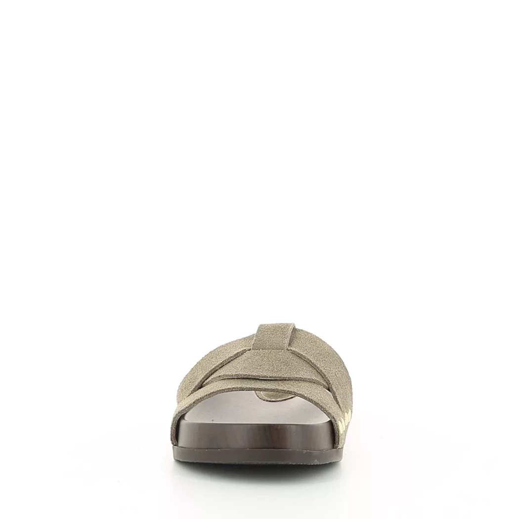 Image (5) de la chaussures Paloma Totem - Mules et Sabots Taupe en Cuir nubuck