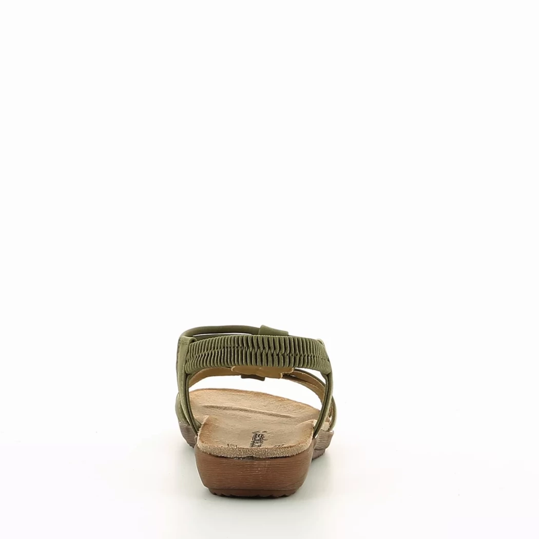 Image (3) de la chaussures Amarpies - Sandales et Nu-Pieds Vert en Cuir synthétique