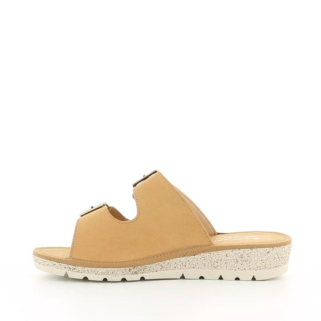 Image (4) de la chaussures Doctor Cutillas - Mules et Sabots Cuir naturel / Cognac en Cuir nubuck