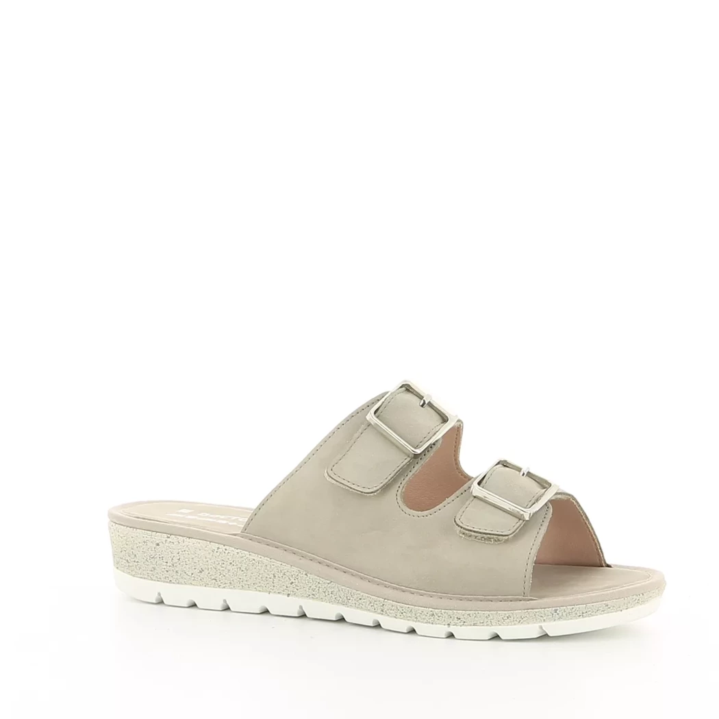 Image (1) de la chaussures Doctor Cutillas - Mules et Sabots Taupe en Cuir nubuck