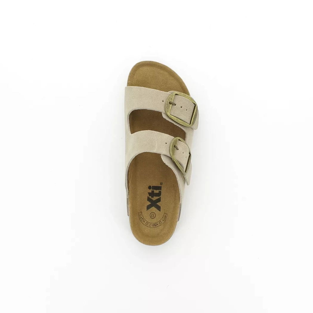 Image (6) de la chaussures Xti - Mules et Sabots Beige en Cuir nubuck