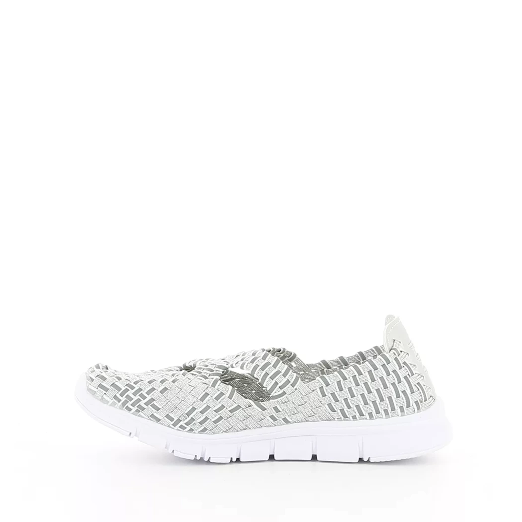 Image (4) de la chaussures New Run - Ballerines Argent en Textile