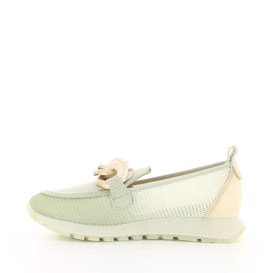 Image (4) de la chaussures Hispanitas - Mocassins Vert en Cuir et textile