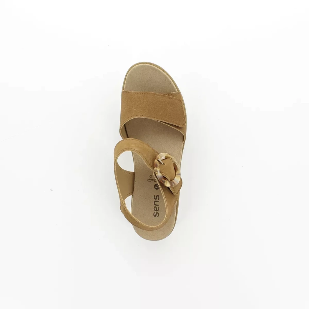 Image (6) de la chaussures Sens - Sandales et Nu-Pieds Cuir naturel / Cognac en Cuir nubuck