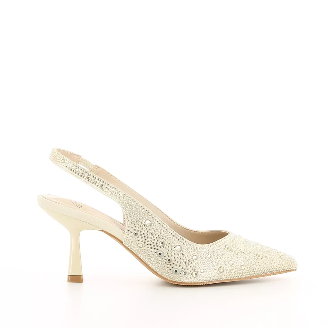 Image (2) de la chaussures Fashion Victim - Escarpins Or / Bronze / Platine en Textile