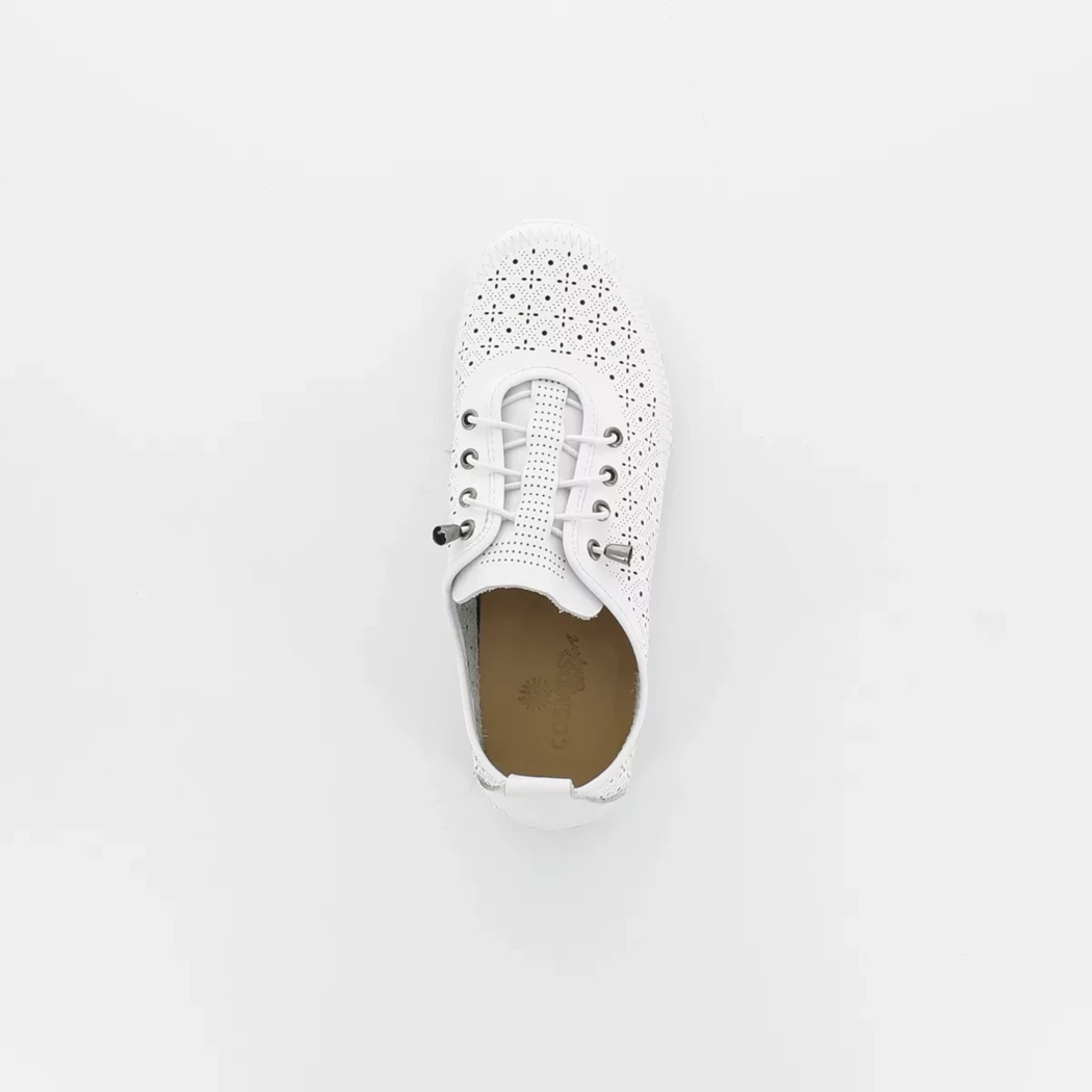 Image (6) de la chaussures Cosmos Comfort - Baskets Blanc en Cuir