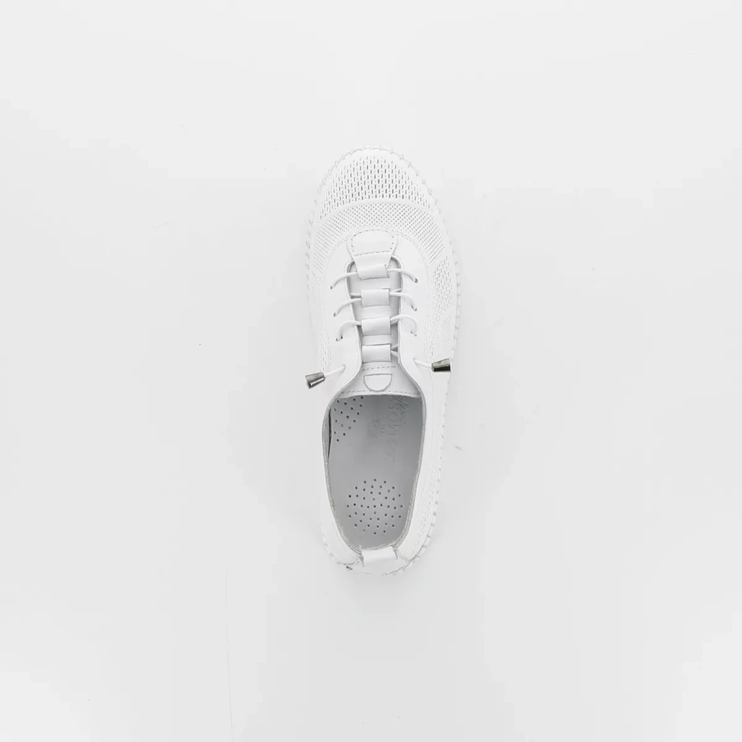 Image (6) de la chaussures Cosmos Comfort - Baskets Blanc en Cuir