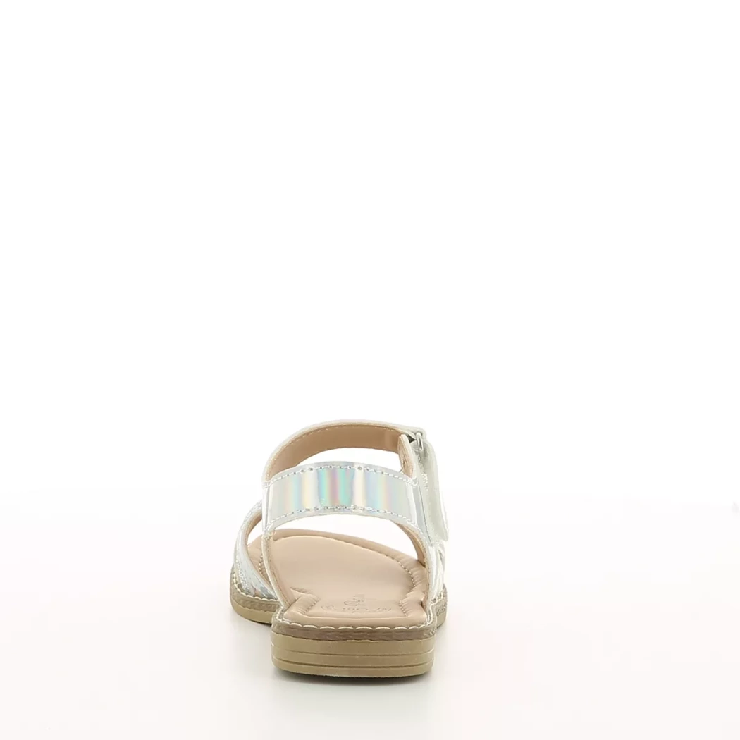 Image (3) de la chaussures Pretty Stories - Sandales et Nu-Pieds Argent en Cuir synthétique