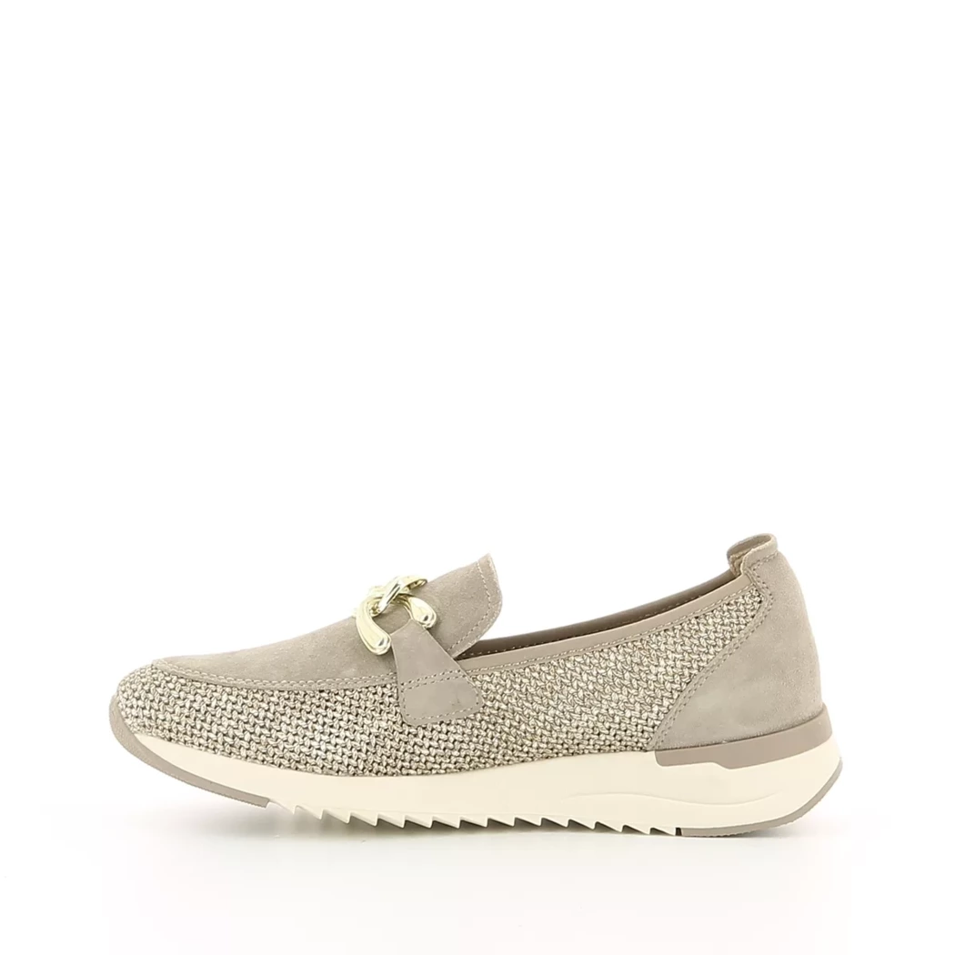 Image (4) de la chaussures Caprice - Mocassins Taupe en Cuir nubuck