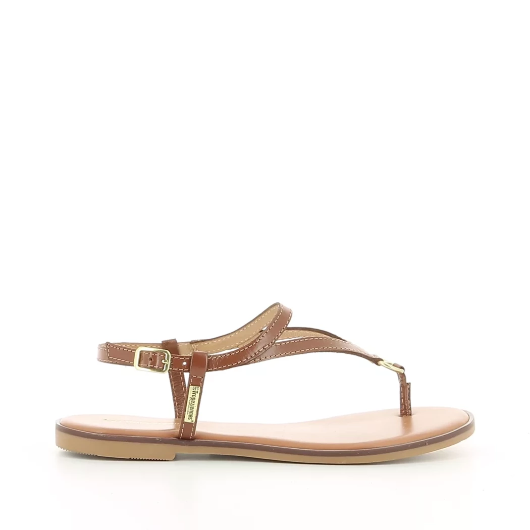 Image (2) de la chaussures Les Tropeziennes - Sandales et Nu-Pieds Cuir naturel / Cognac en Cuir