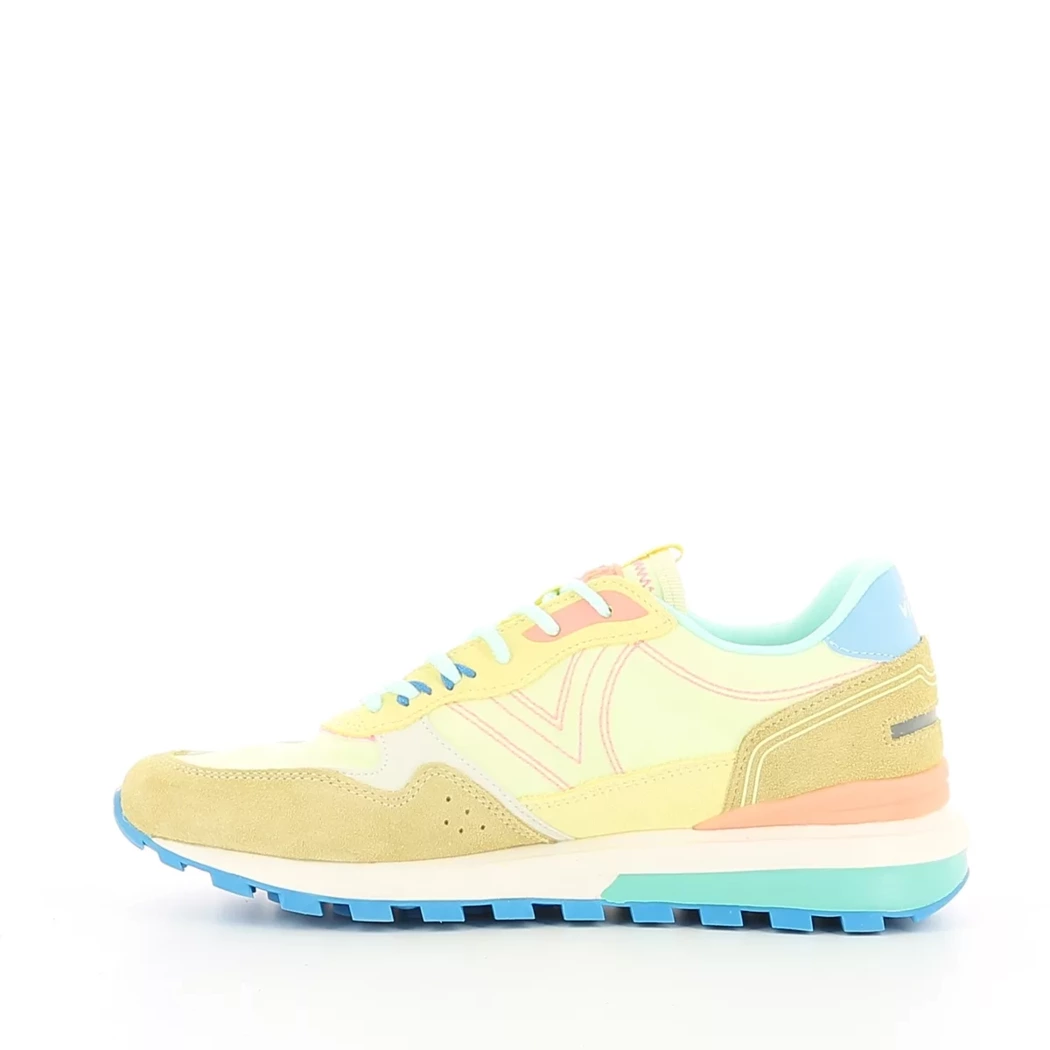 Image (4) de la chaussures Victoria - Baskets Jaune en Cuir nubuck