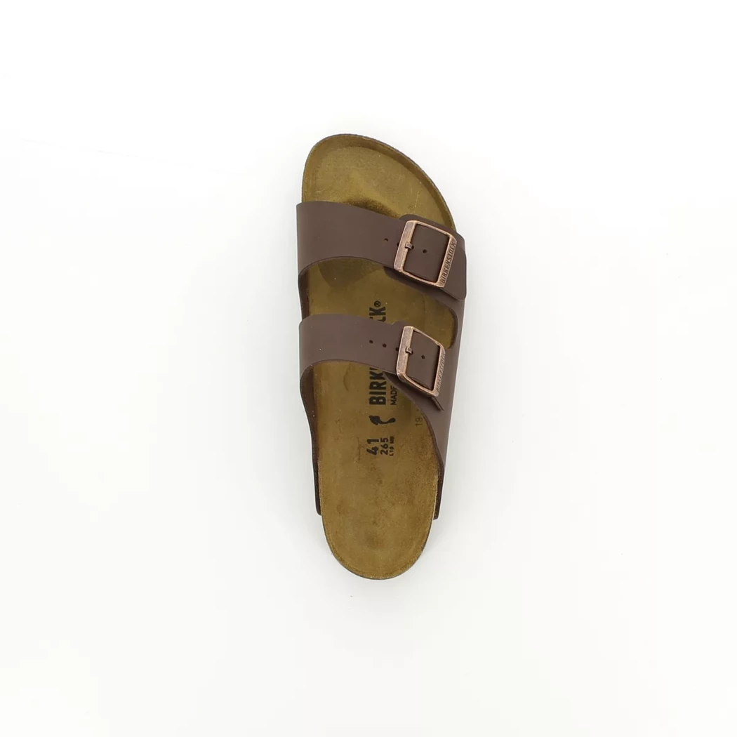 Image (6) de la chaussures Birkenstock - Mules et Sabots Marron en Cuir synthétique