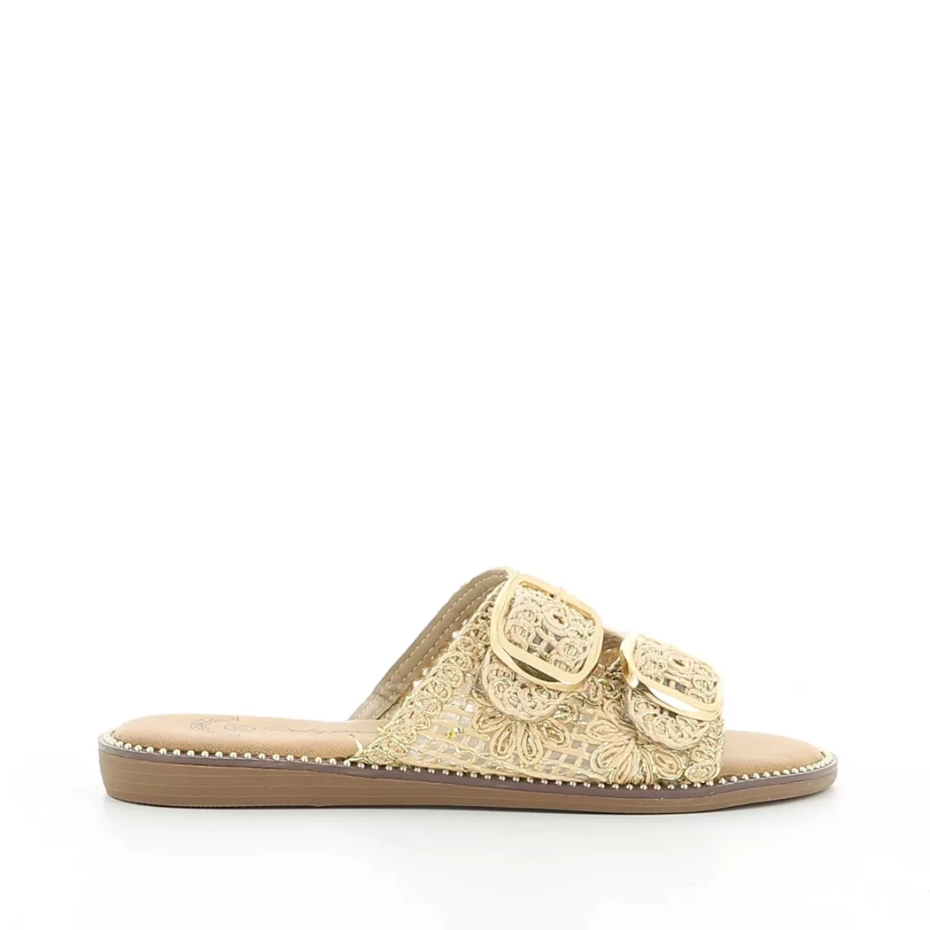 Image (2) de la chaussures Pretty Stories - Mules et Sabots Or / Bronze / Platine en Textile