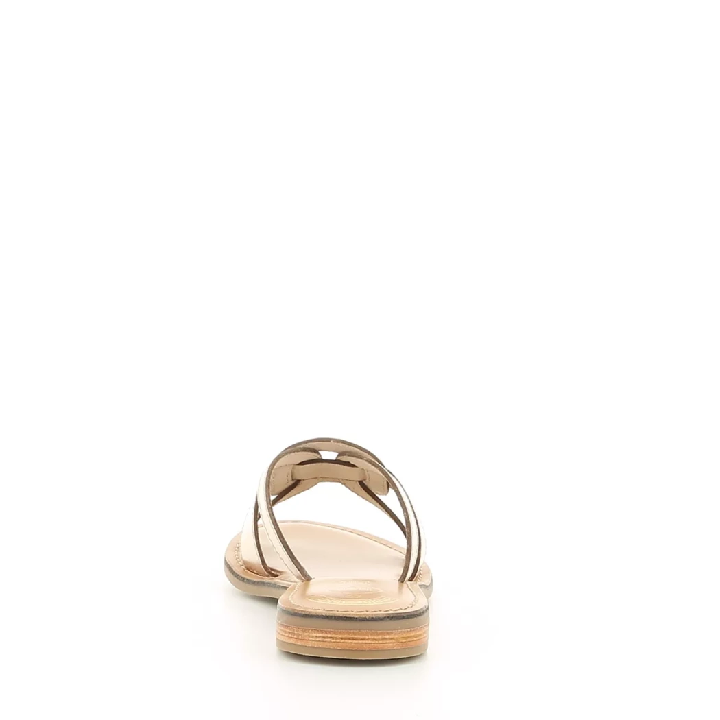 Image (3) de la chaussures Les Fees de Bengale - Mules et Sabots Or / Bronze / Platine en Cuir