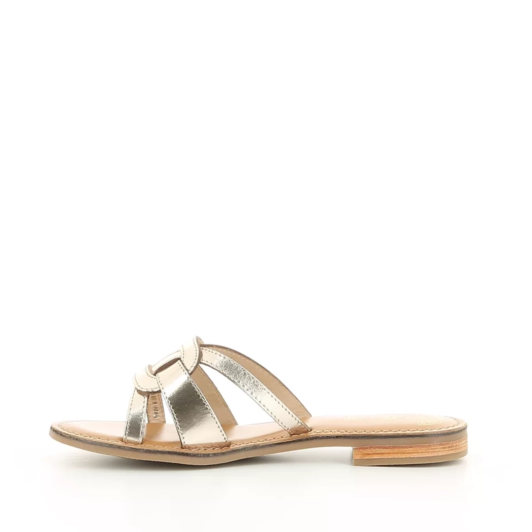 Image (4) de la chaussures Les Fees de Bengale - Mules et Sabots Or / Bronze / Platine en Cuir