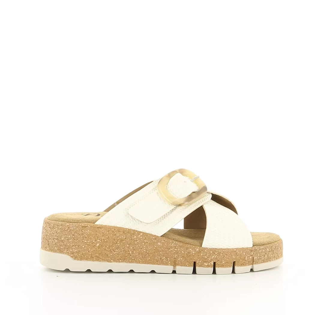 Image (2) de la chaussures Divina - Mules et Sabots Blanc en Cuir synthétique