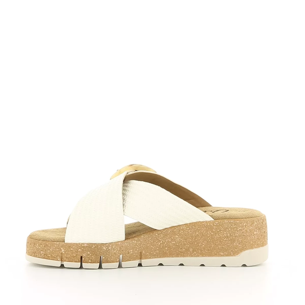Image (4) de la chaussures Divina - Mules et Sabots Blanc en Cuir synthétique