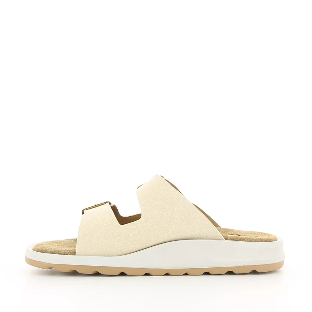 Image (4) de la chaussures Divina - Mules et Sabots Beige en Cuir synthétique