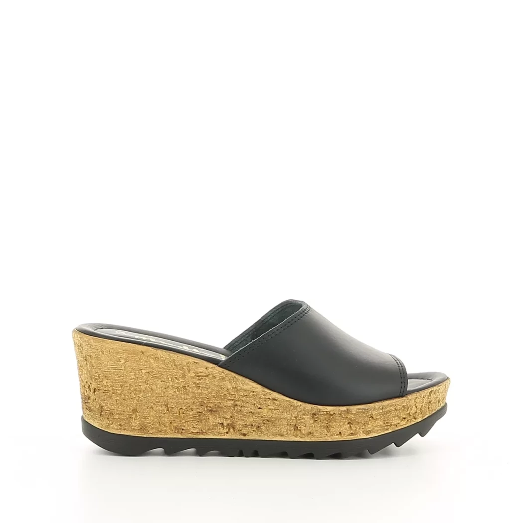 Image (2) de la chaussures Diabolo Studio - Mules et Sabots Noir en Cuir