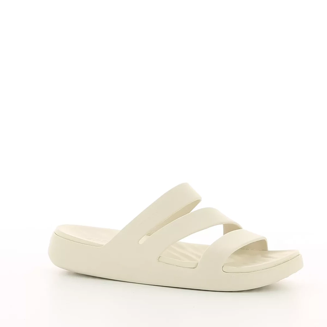 Image (1) de la chaussures Crocs - Mules et Sabots Beige en Caoutchouc