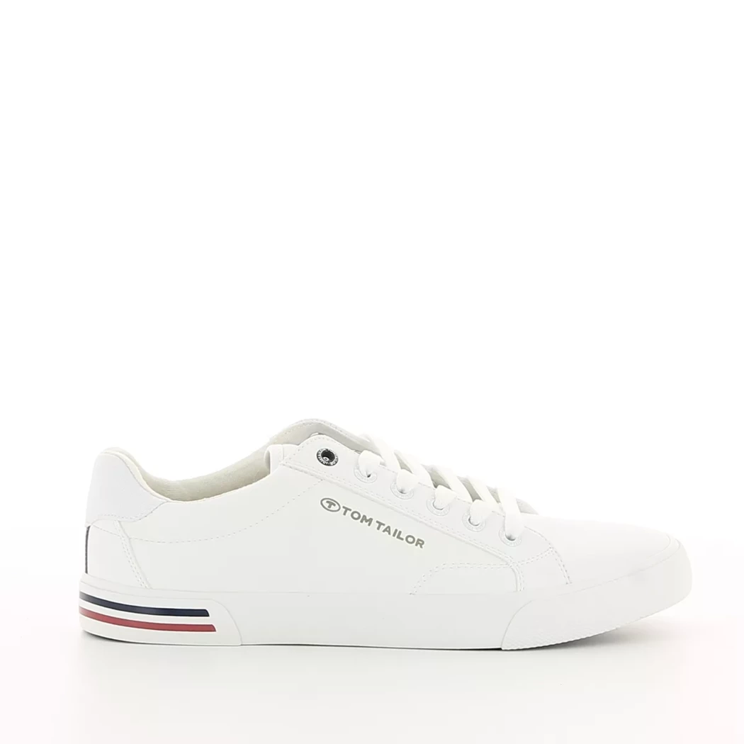 Image (2) de la chaussures Tom Tailor - Baskets Blanc en Cuir synthétique