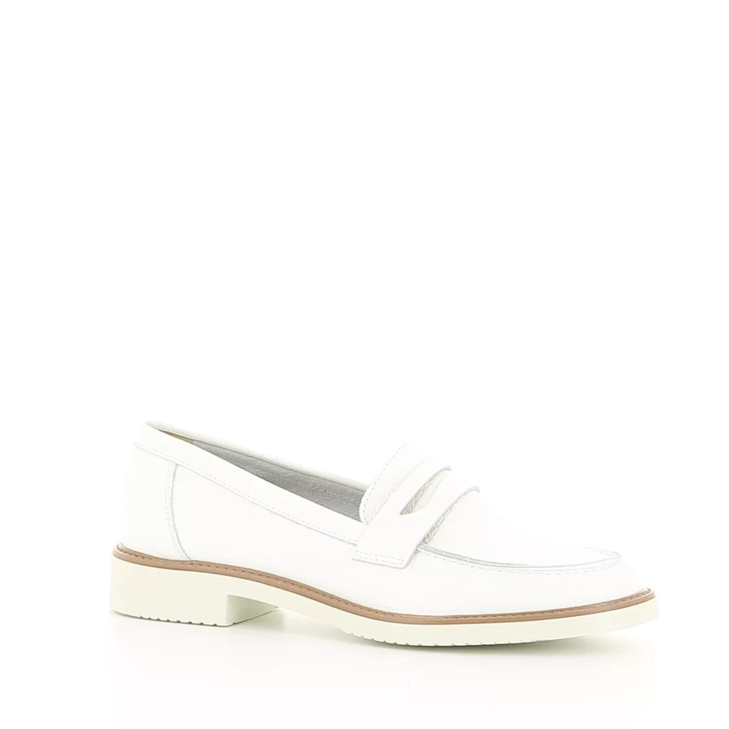 Image (1) de la chaussures Women Office - Mocassins Blanc en Cuir
