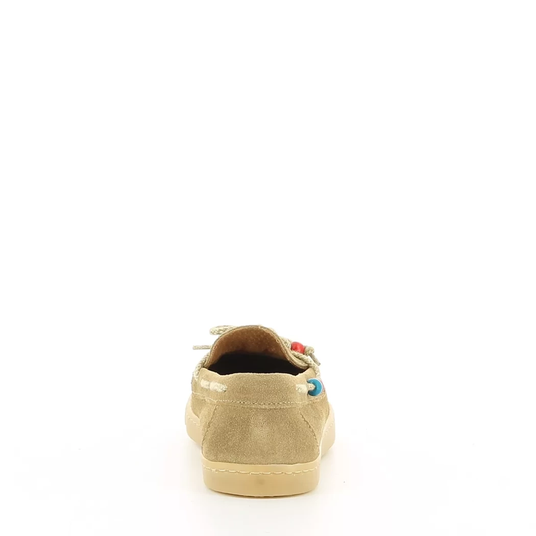 Image (3) de la chaussures Miss Boho - Mocassins Beige en Cuir nubuck