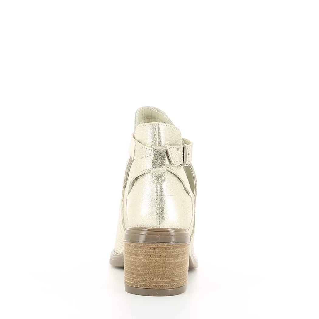 Image (3) de la chaussures Free Monday - Escarpins Or / Bronze / Platine en Cuir