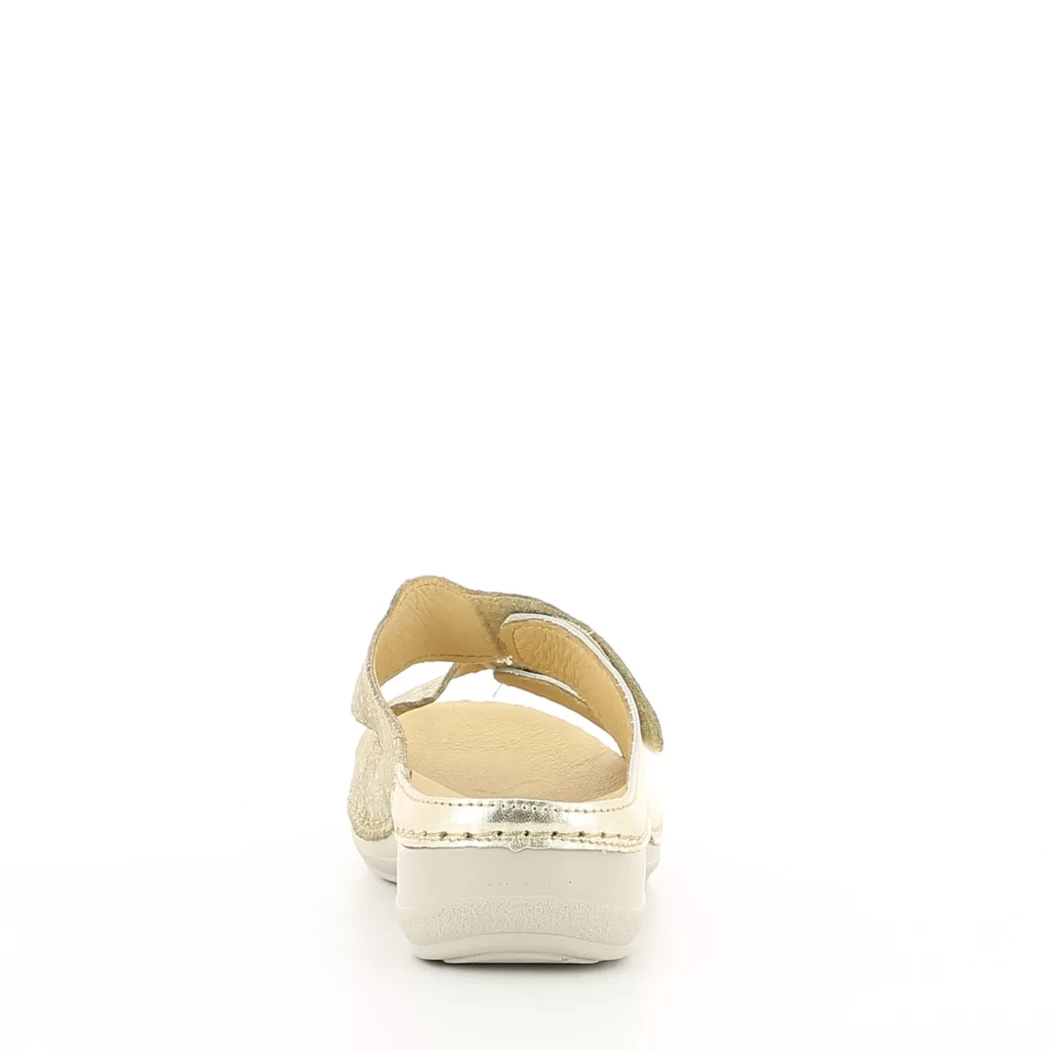 Image (3) de la chaussures Valmonte - Mules et Sabots Or / Bronze / Platine en Cuir