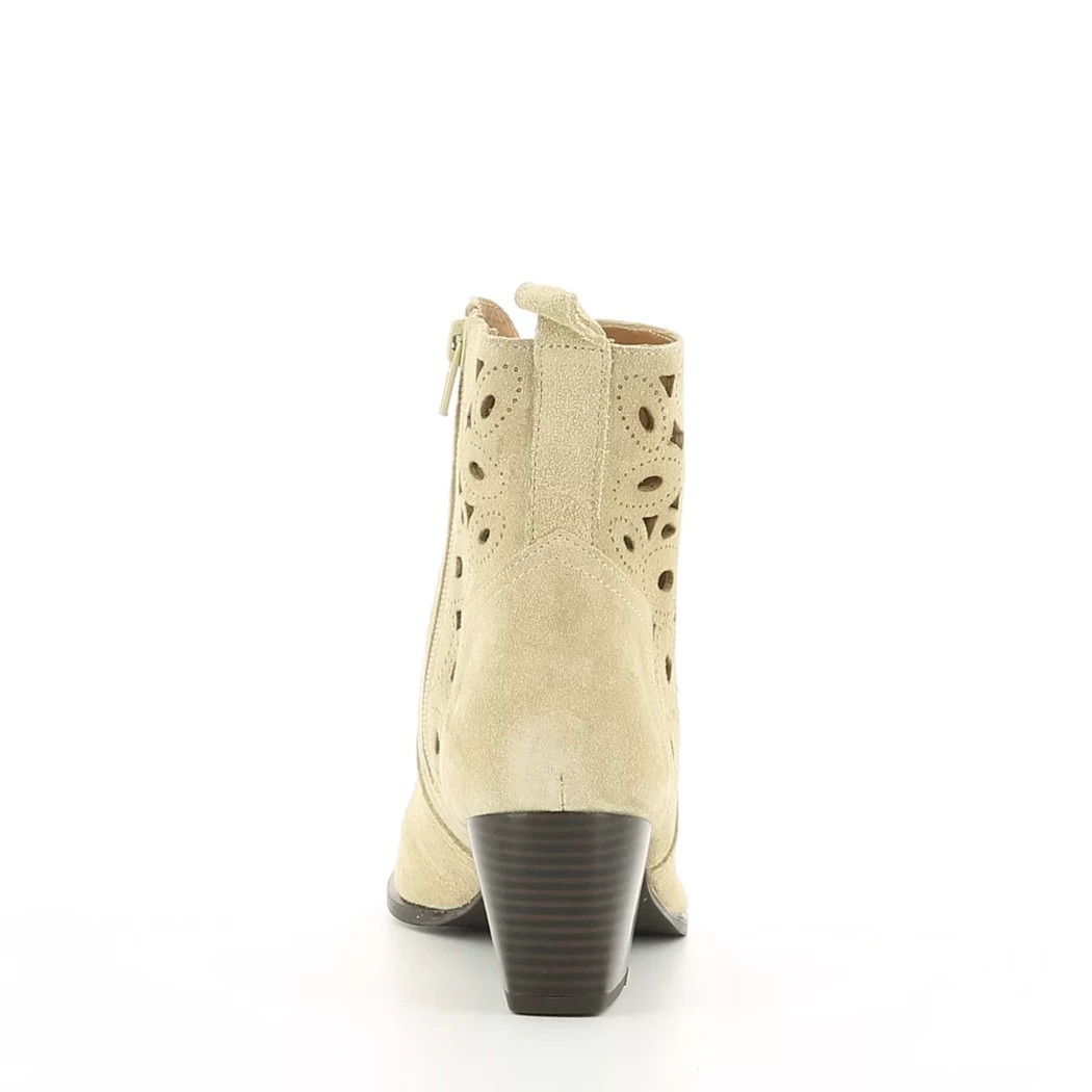Image (3) de la chaussures Free Monday - Boots Beige en Cuir nubuck