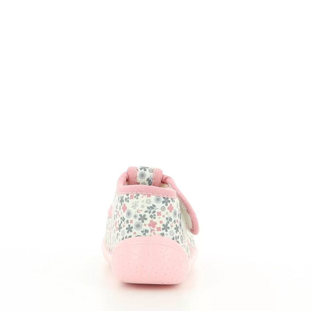 Image (3) de la chaussures Bossi - Pantoufles et Chaussons Blanc en Textile